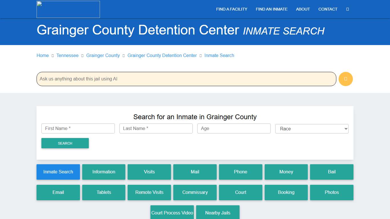 Grainger County Inmate Search & Roster Find Inmates TN